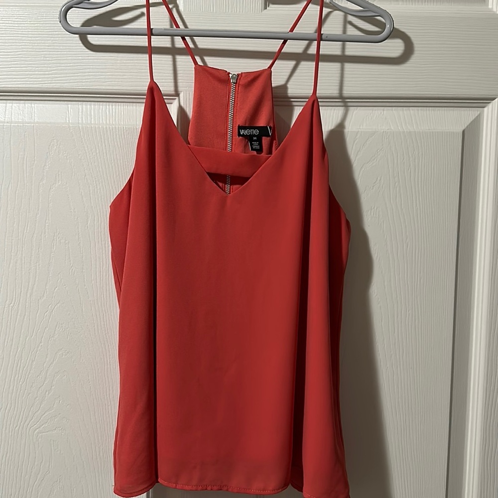 Orange tank top